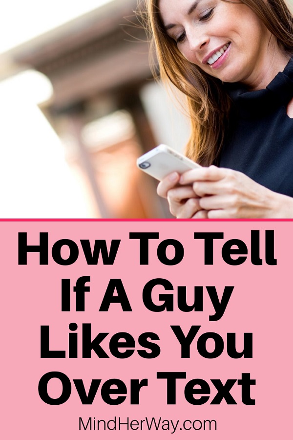 When a guy likes you he will
