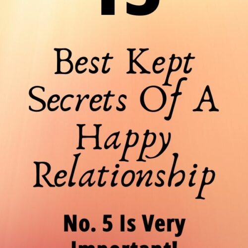 Secrets of a happy relationship