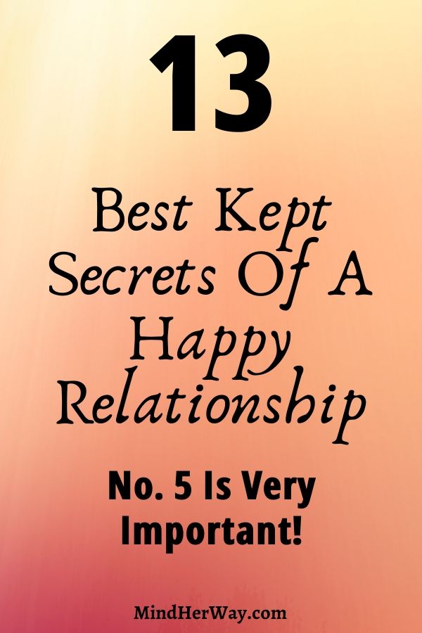 Secrets of a happy relationship