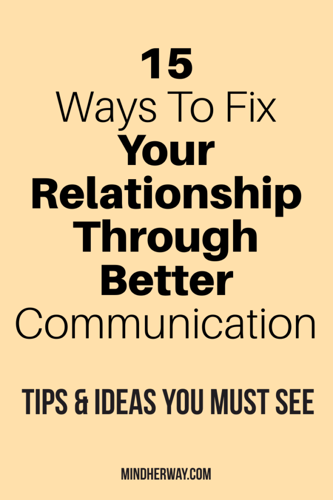 Tips to improve communication in a relationship