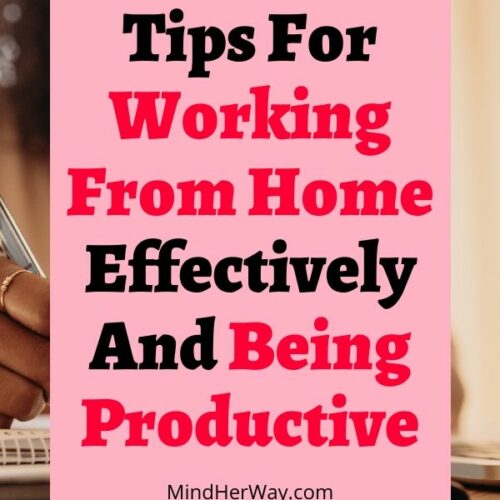 Tips for working from home and being productive at home